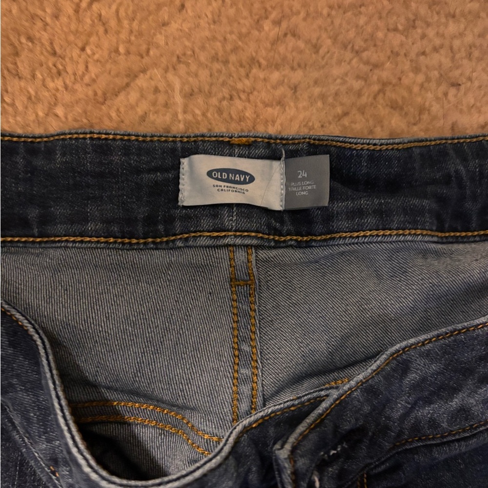 Old Navy 24 Long Straight Leg